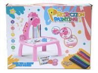 Opakowanie Projektor na baterie wymienne obrazki, akcesoria