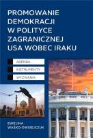 Okładka książki Promowanie demokracji w polityce zagranicznej USA