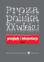 Okładka książki Proza polska XX wieku T. 2