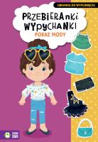 Przebieranki wypychanki. Pokaz mody. Autor: Natalia Berlik. SmakLiter.pl Okładka książki Przebieranki wypychanki. Pokaz mody