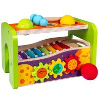 Przebijanka z młotkiem Cymbałki. Wydawca: Smily Play. SmakLiter.pl Opakowanie Przebijanka z młotkiem Cymbałki