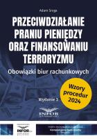 Przeciwdziałanie praniu pieniędzy oraz.... Autor: Sroga Adam. SmakLiter.pl Okładka książki Przeciwdziałanie praniu pieniędzy oraz...