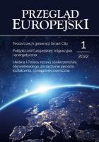 Przegląd Europejski 1/2022. Autor: Marta Witkowska. SmakLiter.pl Okładka książki Przegląd Europejski 1/2022