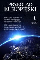 Przegląd Europejski 1/2023. Wydawca: Wydawnictwa Uniwersytetu Warszawskiego. SmakLiter.pl Opakowanie Przegląd Europejski 1/2023