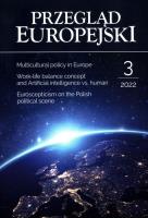 Przegląd Europejski 3/2022. Wydawca: Wydawnictwa Uniwersytetu Warszawskiego. SmakLiter.pl Opakowanie Przegląd Europejski 3/2022