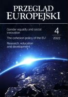 Przegląd Europejski 4/2022. Autor: Opracowanie zbiorowe. SmakLiter.pl Okładka książki Przegląd Europejski 4/2022
