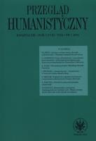 Opakowanie Przegląd Humanistyczny 1/2024