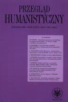 Przegląd Humanistyczny 2023/2. Wydawca: Wydawnictwa Uniwersytetu Warszawskiego. SmakLiter.pl Opakowanie Przegląd Humanistyczny 2023/2