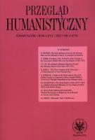 Okładka książki Przegląd Humanistyczny 4/2022  (479)