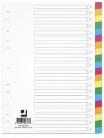 Przekładki A4 karton 20 kart. Wydawca: Q-CONNECT. SmakLiter.pl Opakowanie Przekładki A4 karton 20 kart