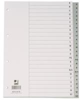 Przekładki A4 PP szare 20 kart. Wydawca: Q-CONNECT. SmakLiter.pl Opakowanie Przekładki A4 PP szare 20 kart