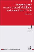 Okładka książki Przepisy karne ustawy o przeciwdziałaniu...