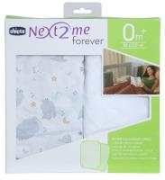 Opakowanie Prześcieradło Next2me Forever grey sheep 2szt