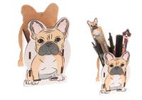 Przybornik organizer na biurko Buldog. Wydawca: CRESCO. SmakLiter.pl Opakowanie Przybornik organizer na biurko Buldog