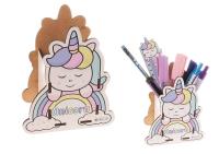 Przybornik organizer na biurko Jednorożec. Wydawca: CRESCO. SmakLiter.pl Opakowanie Przybornik organizer na biurko Jednorożec