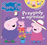 Okładka książki Przygody w ogrodzie. Opowiadania z naklejkami. Świnka Peppa