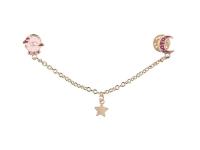 Opakowanie Przypinka na kołnierzyk kryształowa kula