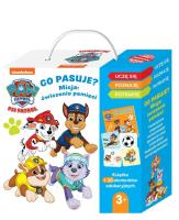 Okładka książki Psi Patrol. Co pasuje? Misja: ćwiczenie pamięci