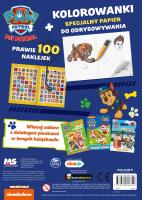 Okładka książki Psi Patrol. Odrysuj koloruj. Cztery łapy w akcji!