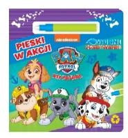 Okładka książki Psi Patrol. Wodne Zgadywanki. Pieski w akcji