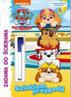 Okładka książki Psi Patrol. Zadania do ścierania cz. 10 Szlakiem przygody