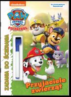 Okładka książki Psi Patrol. Zadania do ścierania. Przyjaciele...