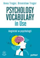 Psychology Vocabulary in Use. Angielski w psychologii. Poziom B2-C1. Autor: Treger Anna, Treger Bronisław. SmakLiter.pl Okładka książki Psychology Vocabulary in Use. Angielski w psychologii. Poziom B2-C1