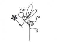 Opakowanie Pszczoła na piku metal 33cm