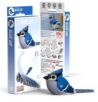 Opakowanie Ptak Modrosójka Eugy. Eko Układanka 3D