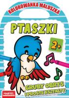 Okładka książki Ptaszki. Kolorowanka maluszka