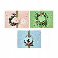 Opakowanie Pudełka na karty podarunkowe 3szt