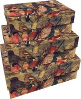 Opakowanie Pudełka ozdobne Ptaki 3szt