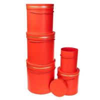 Opakowanie Pudełko Flower Box 5szt czerwony ROZETTE