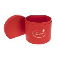 Opakowanie Pudełko Flower Box czerwony ROZETTE
