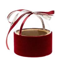 Opakowanie Pudełko Flower Box z kokardą czerwony ROZETTE