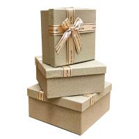 Opakowanie Pudełko kartonowe ozdobne na prezenty 3 szt. 41038049