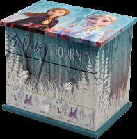 Pudełko na biżuterię z lusterkiem, brokatem i efektami dźwiękowymi  Frozen WD20765. Wydawca: Kids Euroswan. SmakLiter.pl Opakowanie Pudełko na biżuterię z lusterkiem, brokatem i efektami dźwiękowymi  Frozen WD20765