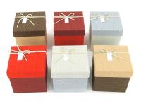Opakowanie Pudełko na prezenty 13,5x13,5x13cm MIX