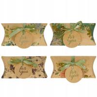 Opakowanie Pudełko na prezenty 15x7cm kwiaty 8 szt.