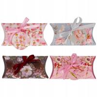 Opakowanie Pudełko na prezenty 15x7cm kwiaty 8 szt.