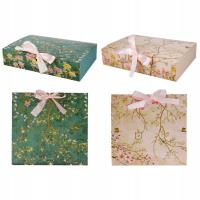 Opakowanie Pudełko na prezenty składane 23x17cm gałązki 2szt.