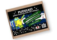 Okładka książki Pudełko pełne kolorowania dla chłopca