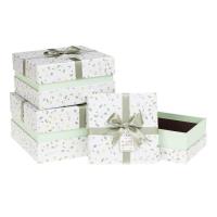 Opakowanie Pudełko prezentowe KW Listki 3szt ROZETTE