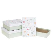 Opakowanie Pudełko prezentowe PR Królik 3szt ROZETTE