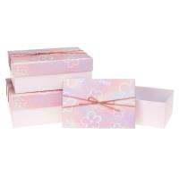 Opakowanie Pudełko prezentowe PR Kwiat 3szt ROZETTE