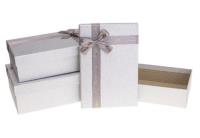 Opakowanie Pudełko prezentowe PUG-20P16-PR 3szt ROZETTE