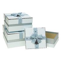 Opakowanie Pudełko prezentowe PUG-22171-KW 3szt ROZETTE