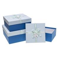 Opakowanie Pudełko prezentowe PUG-23228-KW 3szt ROZETTE