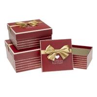 Opakowanie Pudełko prezentowe PUG-23235-KW 3szt ROZETTE
