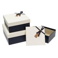 Opakowanie Pudełko prezentowe PUG-23242-KW 3szt ROZETTE